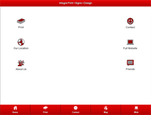 Tablet Screenshot of allegradulles.com